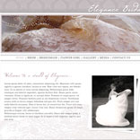 Elegance Bridal website concept