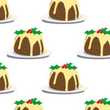 Christmas pudding pattern